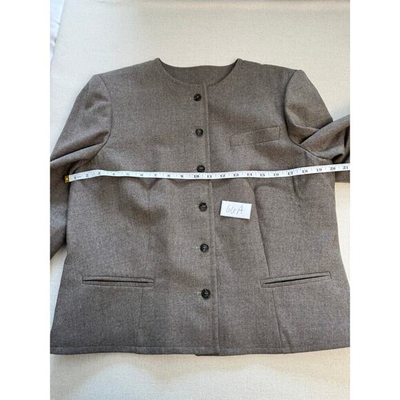 Vintage Midshipman 100% Pure Wool Women Size 16 Blazer, Skirt Size 14 Suit Lined - Picture 9 of 14